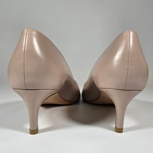 R STUART WEITZMAN Soft Neutral Dusty Pink 50mm Kitten Pumps Heels Women Size 9.5 - Picture 7 of 11